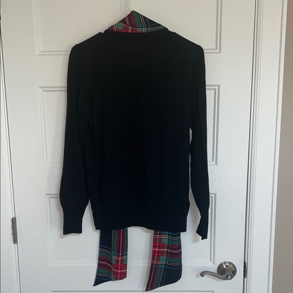 SUPER CUTE J Crew Scarf Tie Mock Neck Sweater - Picture 6 of 10